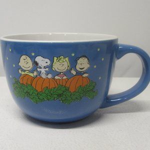 NEW! Peanuts Happy Halloween Blue Ceramic Mug - 24 oz.